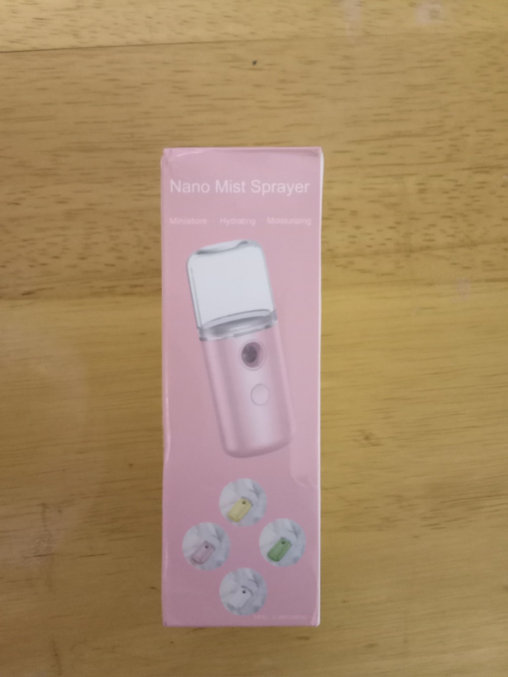 Nano Mist Sprayer Portable Facial Steamer Pink USB Rechargeable Skincare Lash H1